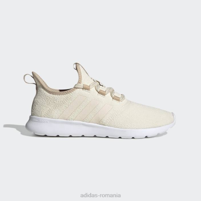 Adidas pantofi cloudfoam pure 2.0 portocalii femei alb/portocaliu/bej 2JBN22067