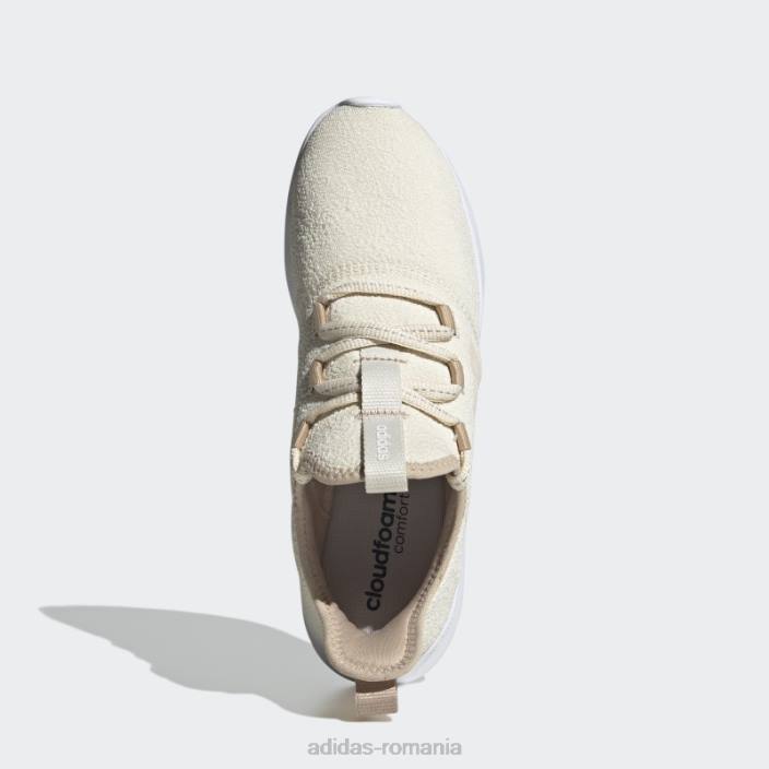 Adidas pantofi cloudfoam pure 2.0 portocalii femei alb/portocaliu/bej 2JBN22067