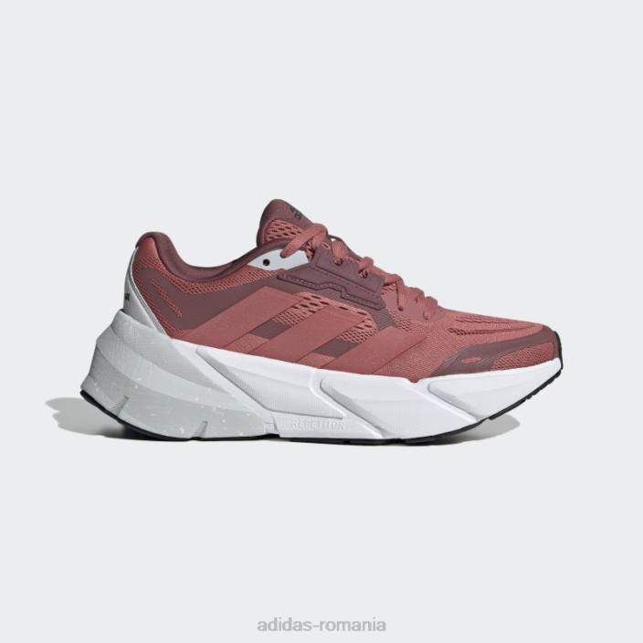 Adidas pantofi de alergare adistar roșii femei roșu/visiniu/gri 2JBN22100
