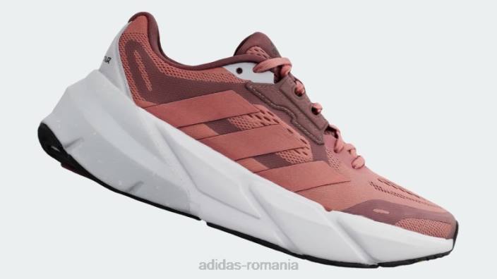 Adidas pantofi de alergare adistar roșii femei roșu/visiniu/gri 2JBN22100