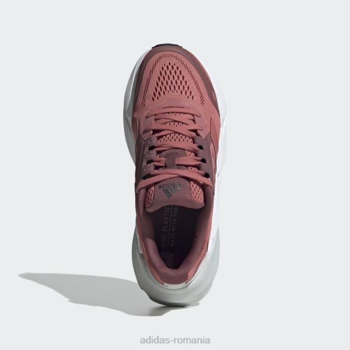 Adidas pantofi de alergare adistar roșii femei roșu/visiniu/gri 2JBN22100
