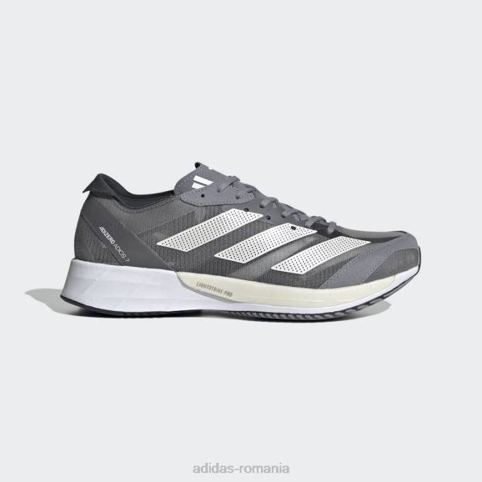 Adidas pantofi de alergare adizero adios 7 gri femei gri/zero metalic 2JBN22258