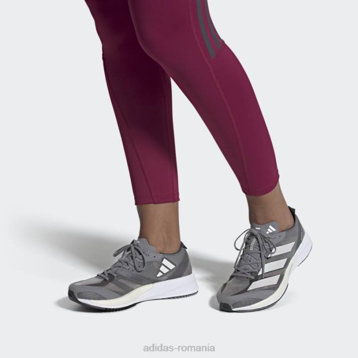 Adidas pantofi de alergare adizero adios 7 gri femei gri/zero metalic 2JBN22258
