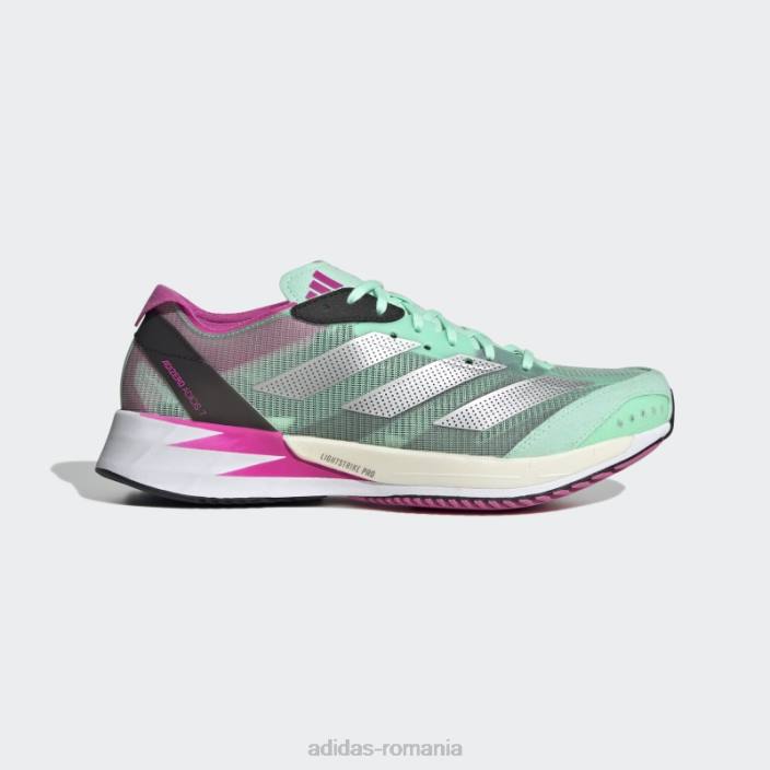 Adidas pantofi de alergare adizero adios 7 mint adidas femei menta/argintiu/negru 2JBN22218