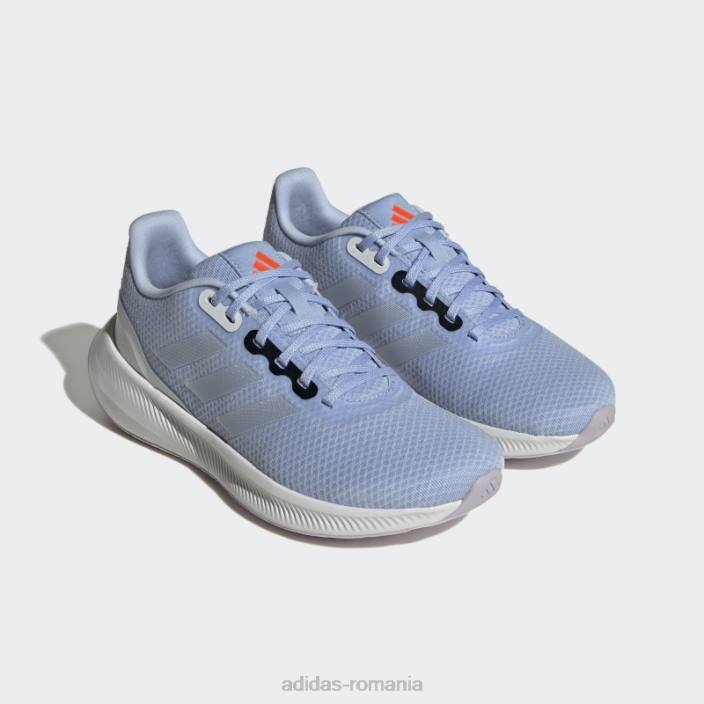 Adidas pantofi de alergare albastru albastru runfalcon 3 adidas femei zori albastru/zori metalic/argintii 2JBN22257