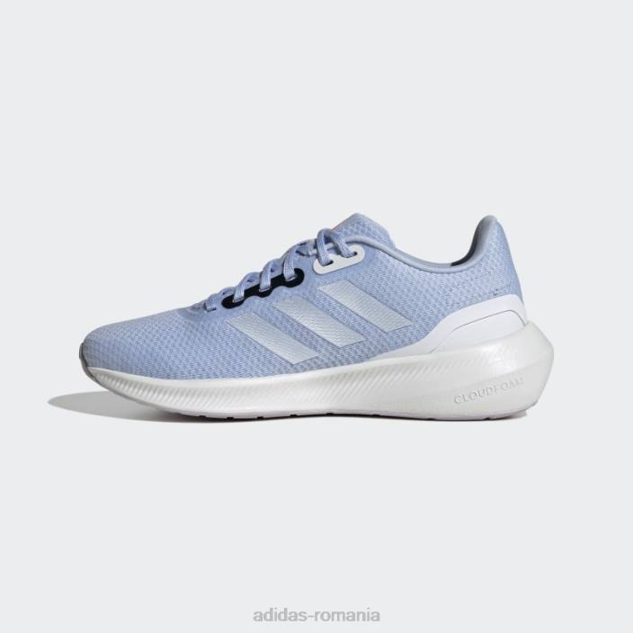 Adidas pantofi de alergare albastru albastru runfalcon 3 adidas femei zori albastru/zori metalic/argintii 2JBN22257