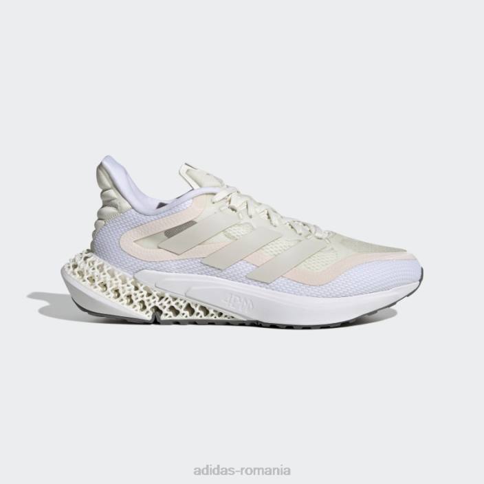 Adidas pantofi de alergare albi 4dfwd pulse 2 femei alb/zero metalic/portocaliu 2JBN22085