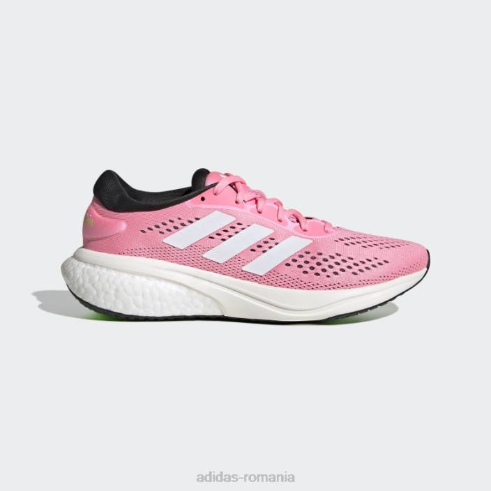 Adidas pantofi de alergare beam pink supernova 2 femei fascicul roz/alb/verde 2JBN21977