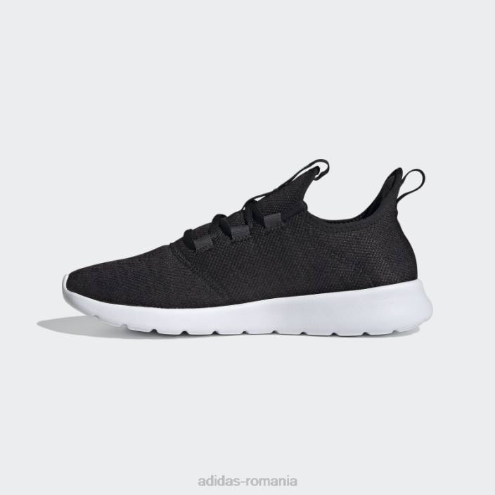 Adidas pantofi de alergare carbon cloudfoam pure 2.0 femei negru/alb/carbon 2JBN22088