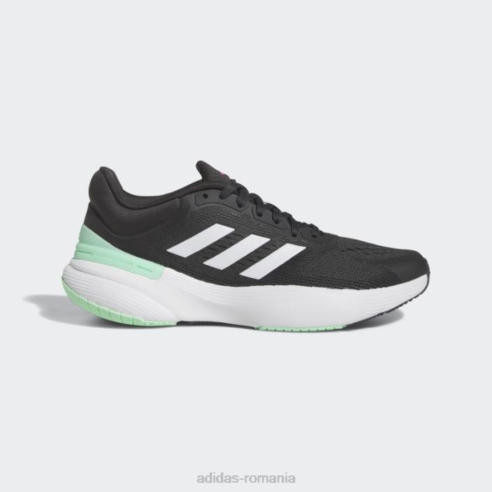 Adidas pantofi de alergare carbon response super 3.0 adidas femei carbon/alb/mentă 2JBN22239