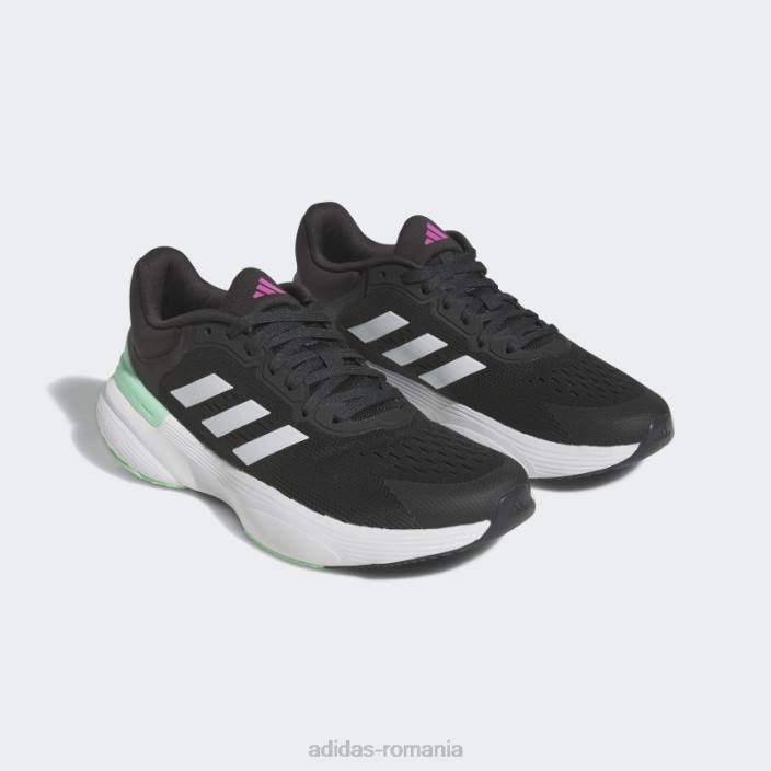 Adidas pantofi de alergare carbon response super 3.0 adidas femei carbon/alb/mentă 2JBN22239