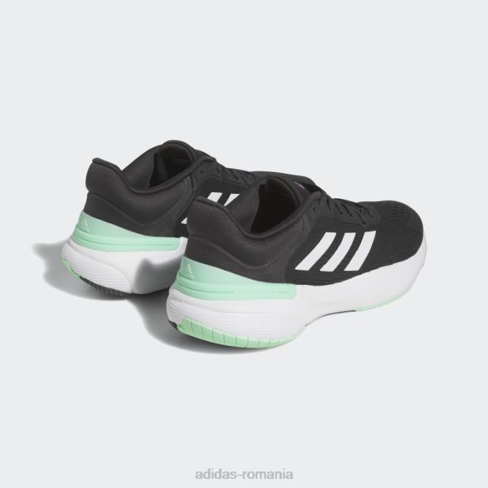 Adidas pantofi de alergare carbon response super 3.0 adidas femei carbon/alb/mentă 2JBN22239