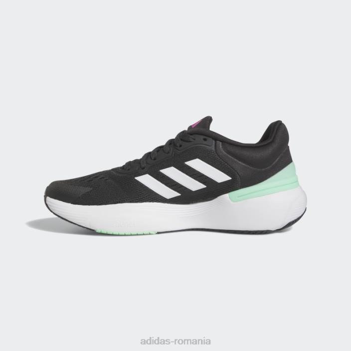 Adidas pantofi de alergare carbon response super 3.0 adidas femei carbon/alb/mentă 2JBN22239