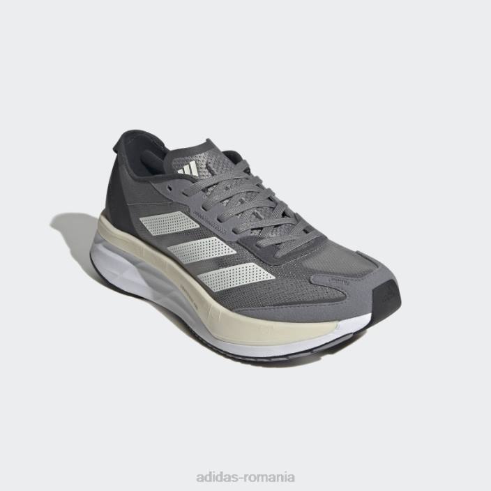 Adidas pantofi de alergare gri adizero boston 11 adidas femei gri/zero metalic/carbon 2JBN22137