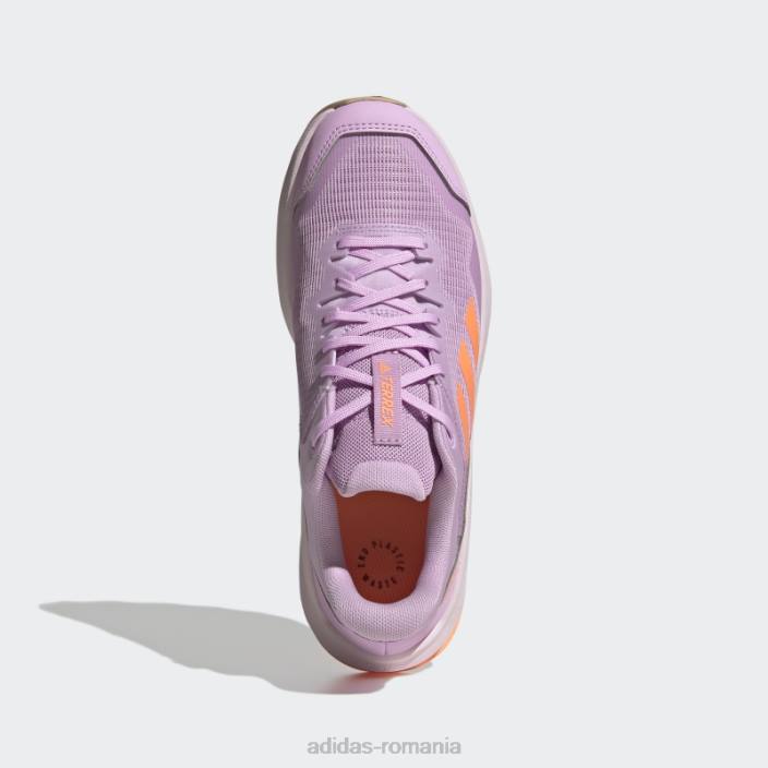 Adidas pantofi de alergare lila terrex trailrider femei liliac/portocaliu fascicul/albastru 2JBN22223