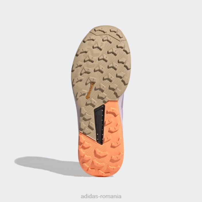 Adidas pantofi de alergare lila terrex trailrider femei liliac/portocaliu fascicul/albastru 2JBN22223