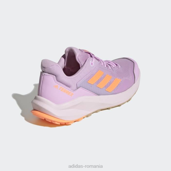 Adidas pantofi de alergare lila terrex trailrider femei liliac/portocaliu fascicul/albastru 2JBN22223