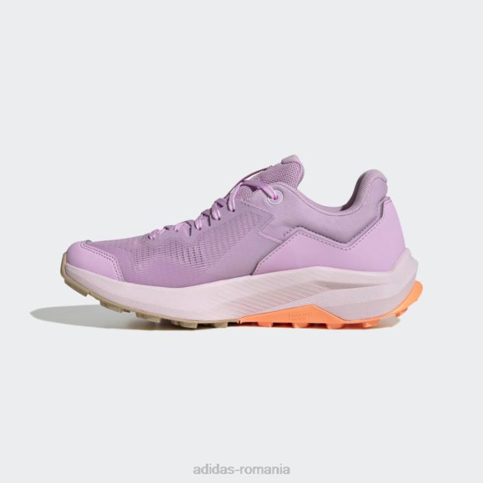 Adidas pantofi de alergare lila terrex trailrider femei liliac/portocaliu fascicul/albastru 2JBN22223