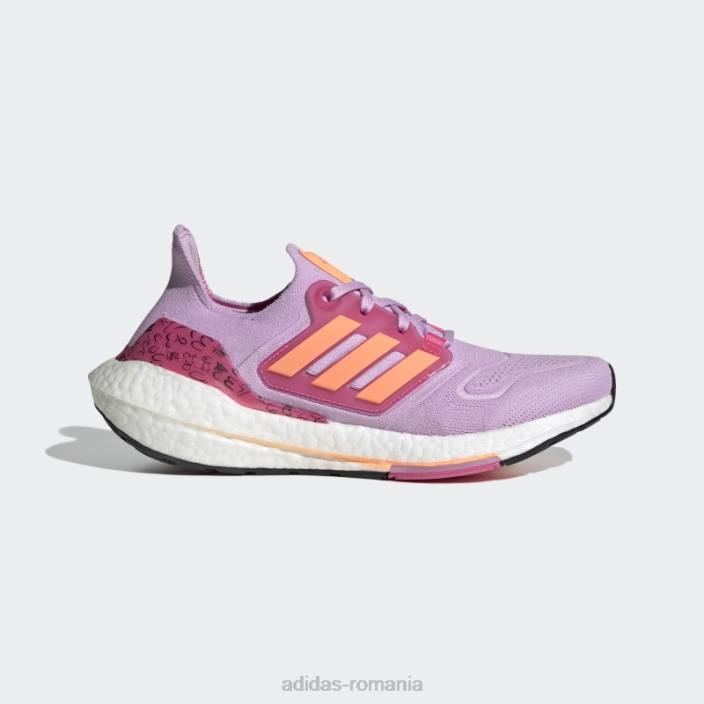 Adidas pantofi de alergare magenta ultraboost 22 bca femei liliac/portocaliu fascicul/magenta 2JBN22034