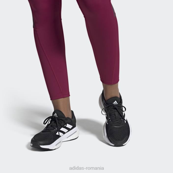 Adidas pantofi de alergare negri solar glide 5 largi femei negru/alb/gri 2JBN22349