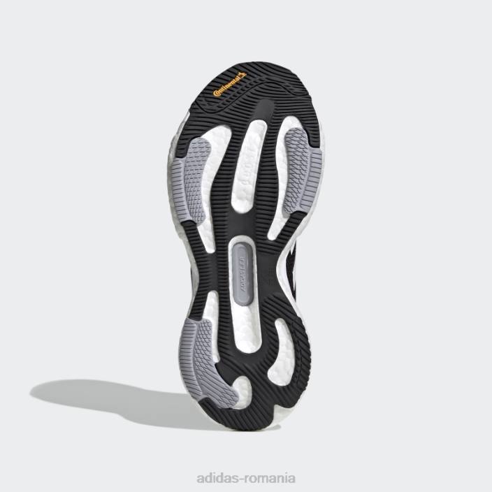 Adidas pantofi de alergare negri solar glide 5 largi femei negru/alb/gri 2JBN22349