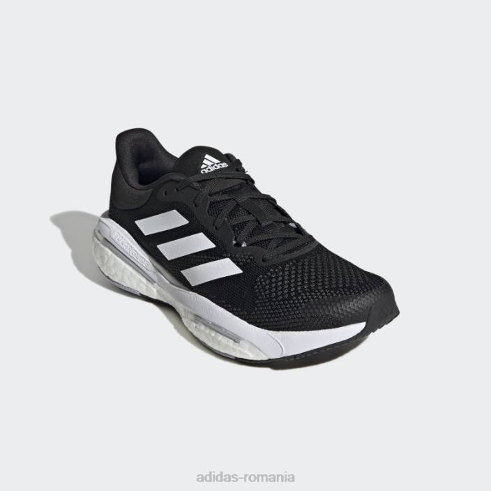 Adidas pantofi de alergare negri solar glide 5 largi femei negru/alb/gri 2JBN22349