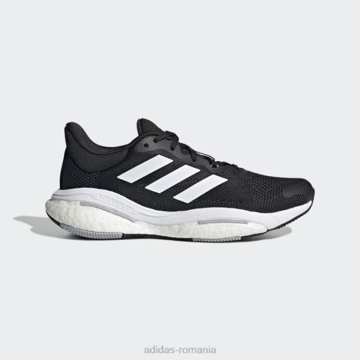 Adidas pantofi de alergare negri solarglide 5 adidas femei negru/alb/gri 2JBN22035