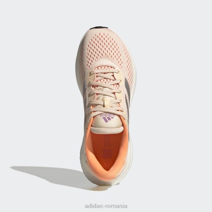Adidas pantofi de alergare orange supernova 2 femei portocaliu/argintiu/liliac 2JBN22054