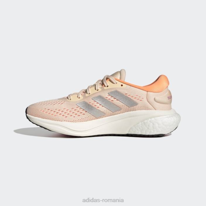 Adidas pantofi de alergare orange supernova 2 femei portocaliu/argintiu/liliac 2JBN22054