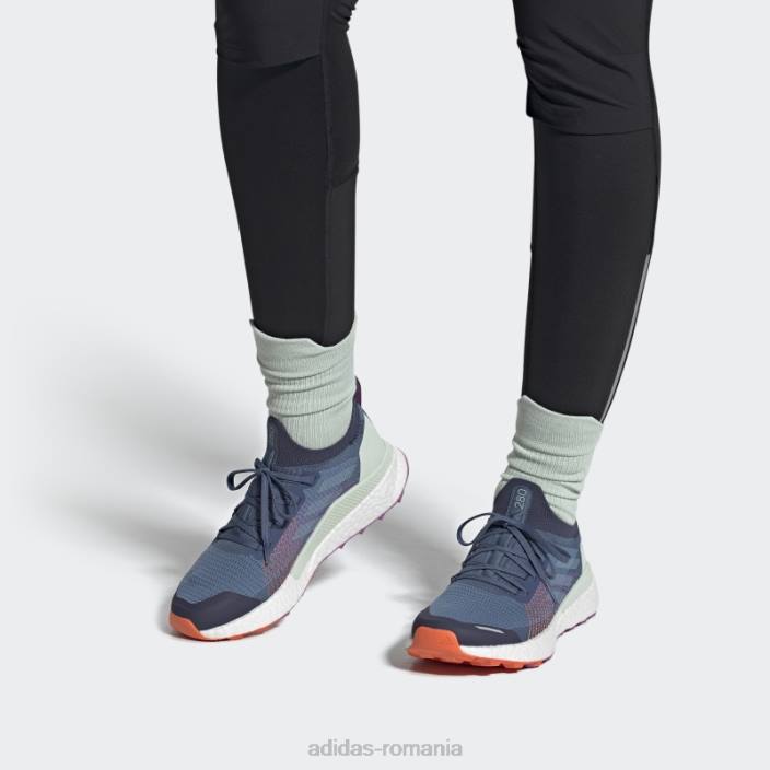 Adidas pantofi de alergare pe trail albastru alterat terrex two ultra primeblue femei alterat albastru/gri met/liliac 2JBN22222