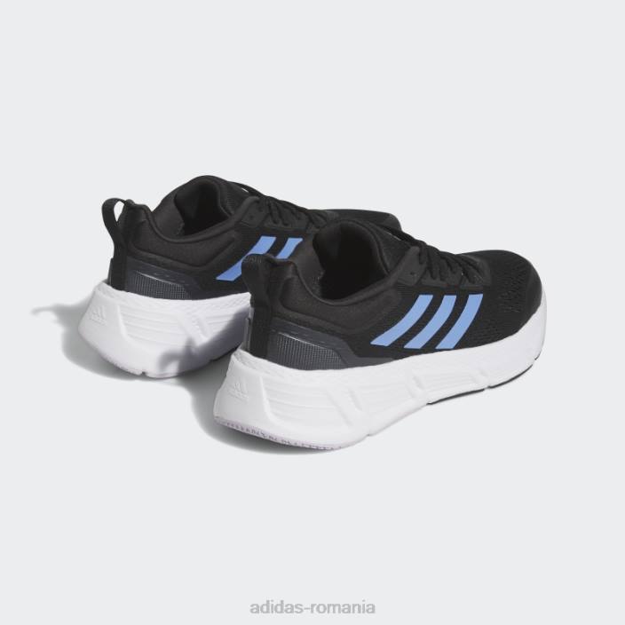Adidas pantofi de alergare questar albastru femei negru/albastru/metalic 2JBN22208