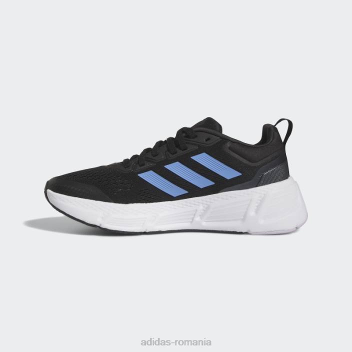 Adidas pantofi de alergare questar albastru femei negru/albastru/metalic 2JBN22208