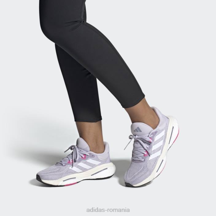 Adidas pantofi de alergare solarglide 6 silver Dawn adidas femei zori argintii/alb/magenta 2JBN22332