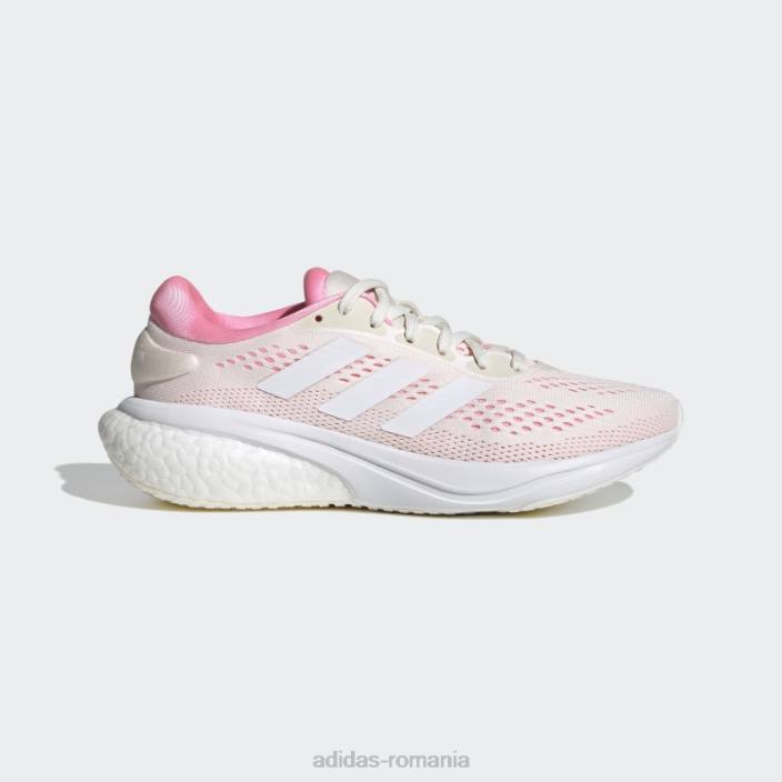 Adidas pantofi de alergare supernova 2 beam roz femei alb/roz fascicul 2JBN22052