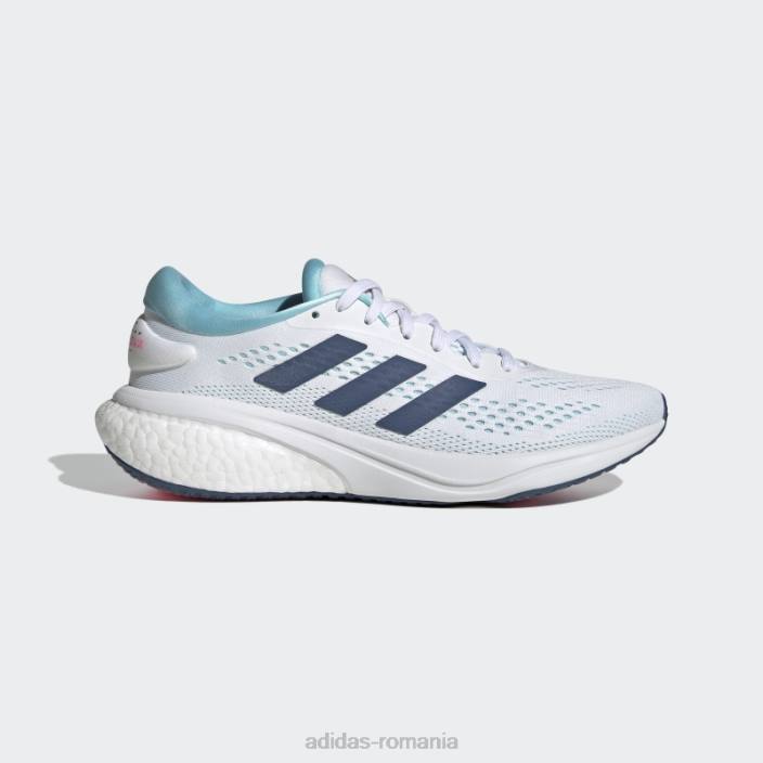 Adidas pantofi de alergare supernova 2 oțel femei alb/otel/albastru 2JBN21968