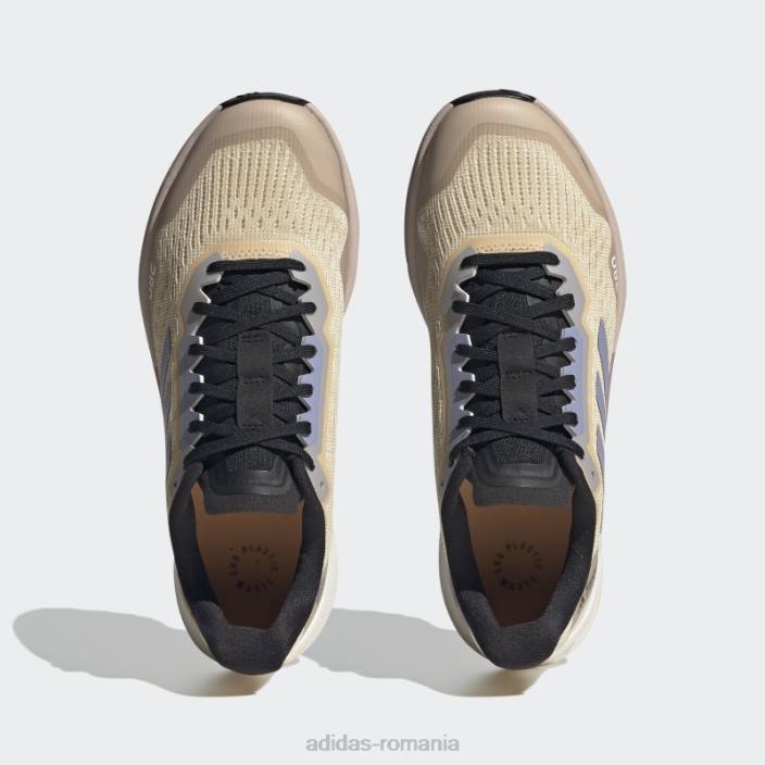 Adidas pantofi de alergare terrex agravic flow 2.0 nisip adidas femei nisip/violet argintiu/taupe 2JBN22236