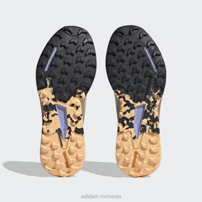Adidas pantofi de alergare terrex agravic flow 2.0 nisip adidas femei nisip/violet argintiu/taupe 2JBN22236