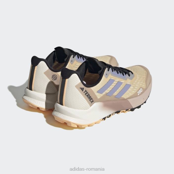 Adidas pantofi de alergare terrex agravic flow 2.0 nisip adidas femei nisip/violet argintiu/taupe 2JBN22236