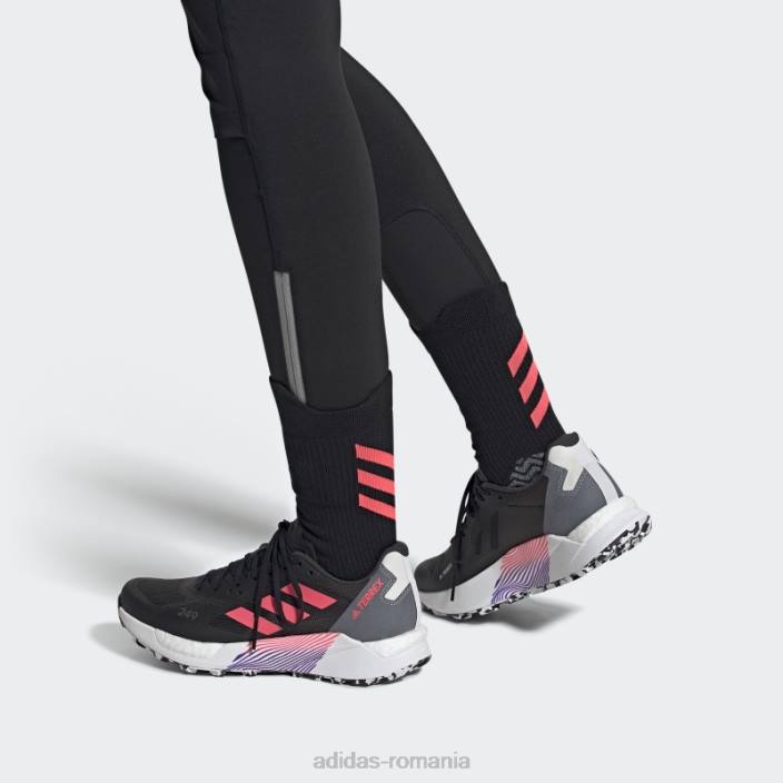 Adidas pantofi de alergare terrex agravic ultra negru femei negru/turbo/alb 2JBN22244