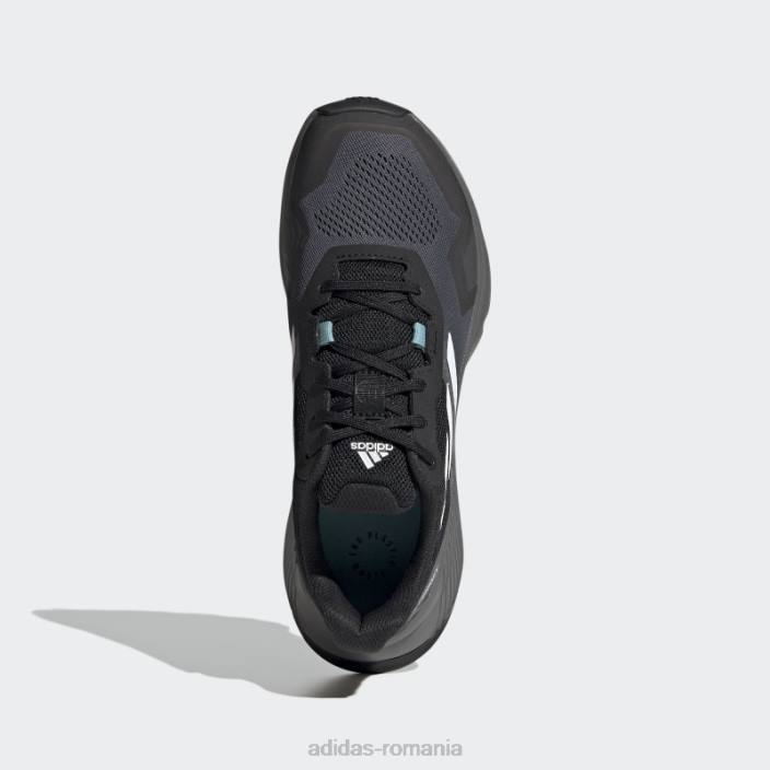 Adidas pantofi de alergare terrex soulstride alb femei negru/alb/tonă mentă 2JBN21958