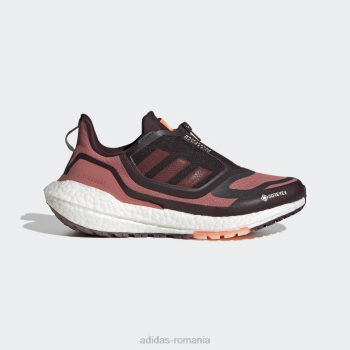 Adidas pantofi de alergare ultraboost 22 gore-tex roșii femei roșu/portocaliu fascicul/maro 2JBN21961