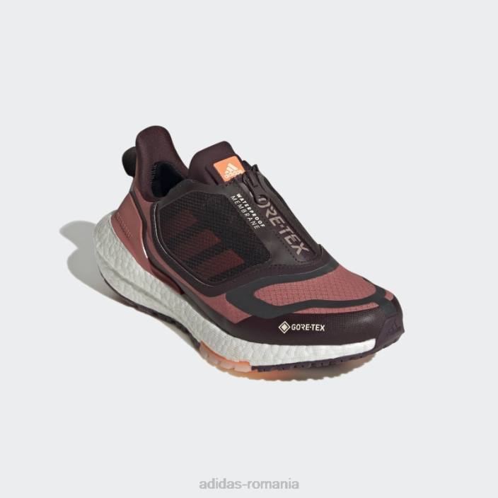 Adidas pantofi de alergare ultraboost 22 gore-tex roșii femei roșu/portocaliu fascicul/maro 2JBN21961