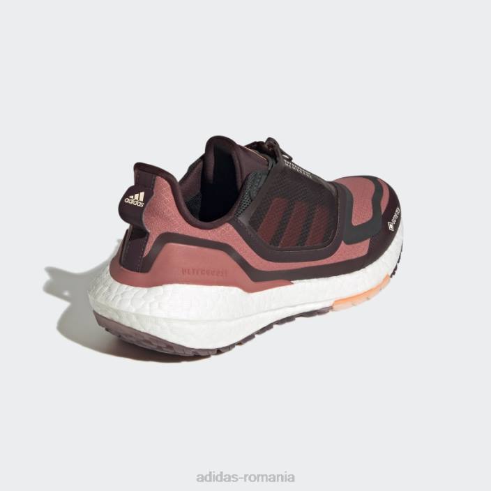 Adidas pantofi de alergare ultraboost 22 gore-tex roșii femei roșu/portocaliu fascicul/maro 2JBN21961
