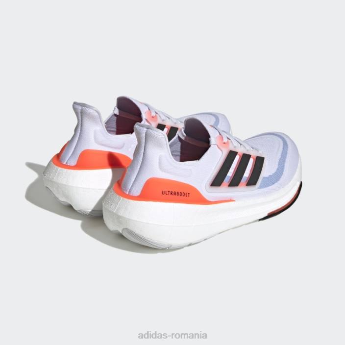 Adidas pantofi de alergare ultraboost light alb femei alb/negru/rosu 2JBN21949