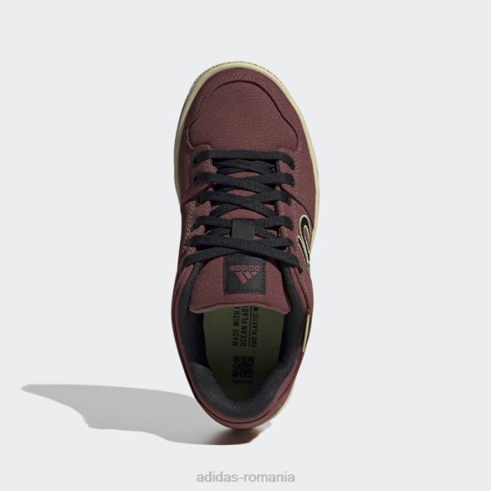 Adidas pantofi de bicicletă de munte de pânză burgundy five ten freerider adidas femei visiniu/negru/lime 2JBN22353