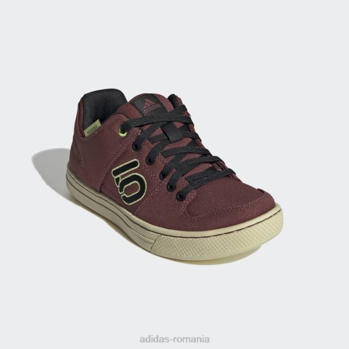 Adidas pantofi de bicicletă de munte de pânză burgundy five ten freerider adidas femei visiniu/negru/lime 2JBN22353