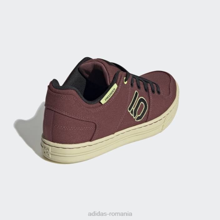 Adidas pantofi de bicicletă de munte de pânză burgundy five ten freerider adidas femei visiniu/negru/lime 2JBN22353