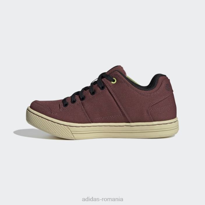 Adidas pantofi de bicicletă de munte de pânză burgundy five ten freerider adidas femei visiniu/negru/lime 2JBN22353