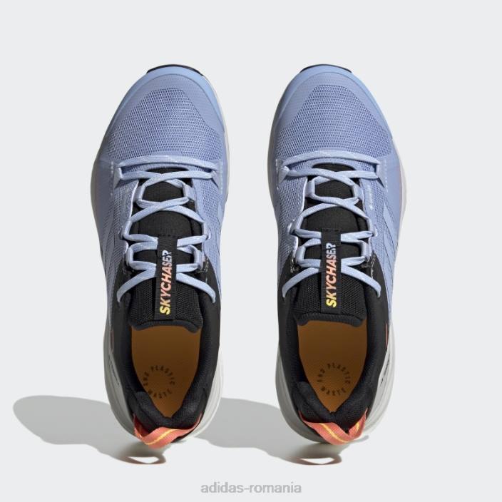 Adidas pantofi de drumeție albastru albastru terrex skychaser 2.0 gore-tex adidas femei albastru zori/coral 2JBN22323