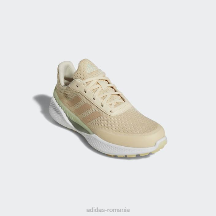 Adidas pantofi de golf pentru femei summervent spikeless tentă ecru femei nuanță ecru/bej/verde 2JBN22333